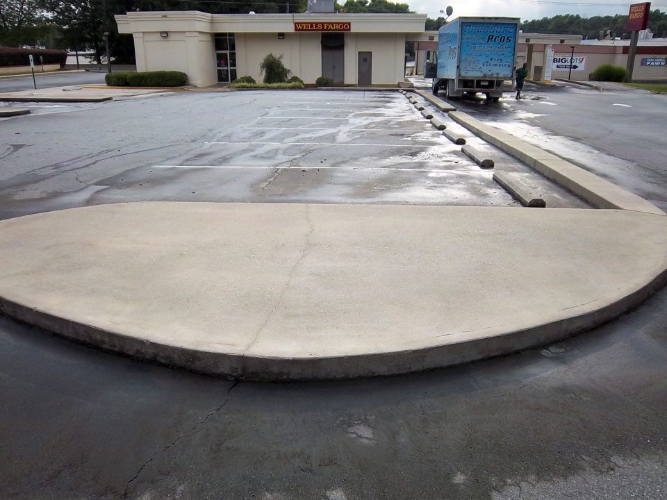 Pressure Pros of the Carolinas | Rock Hill, SC | parking lot after